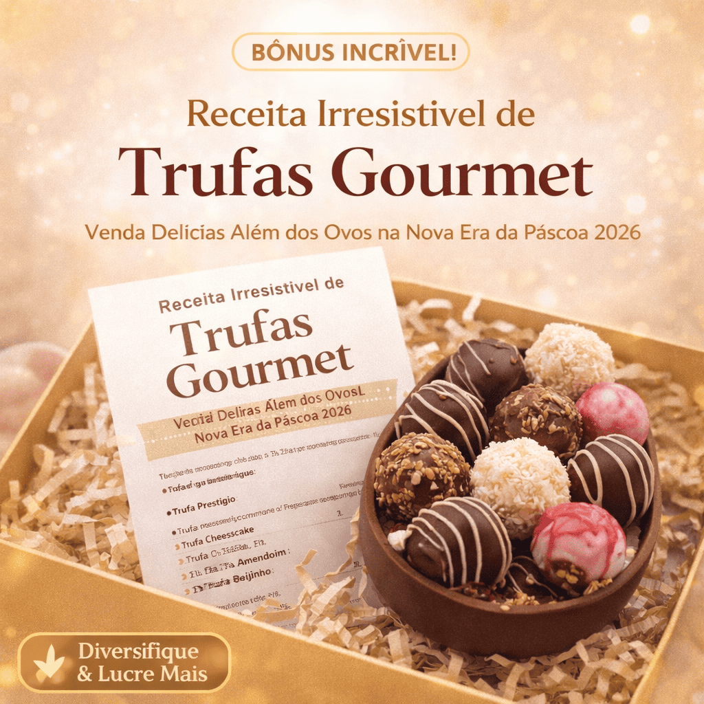 Bônus 3 — Receita Irresistível de Trufas Gourmet
